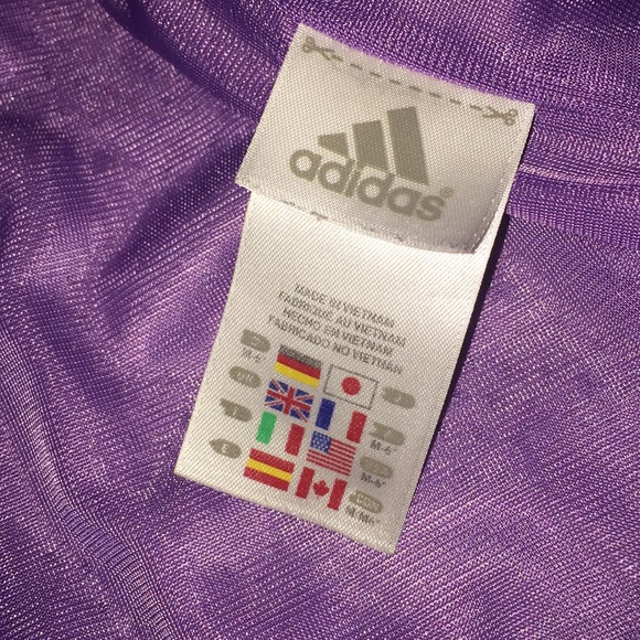 Reversible purple/silver Adidas Shorts - Picture 8 of 8